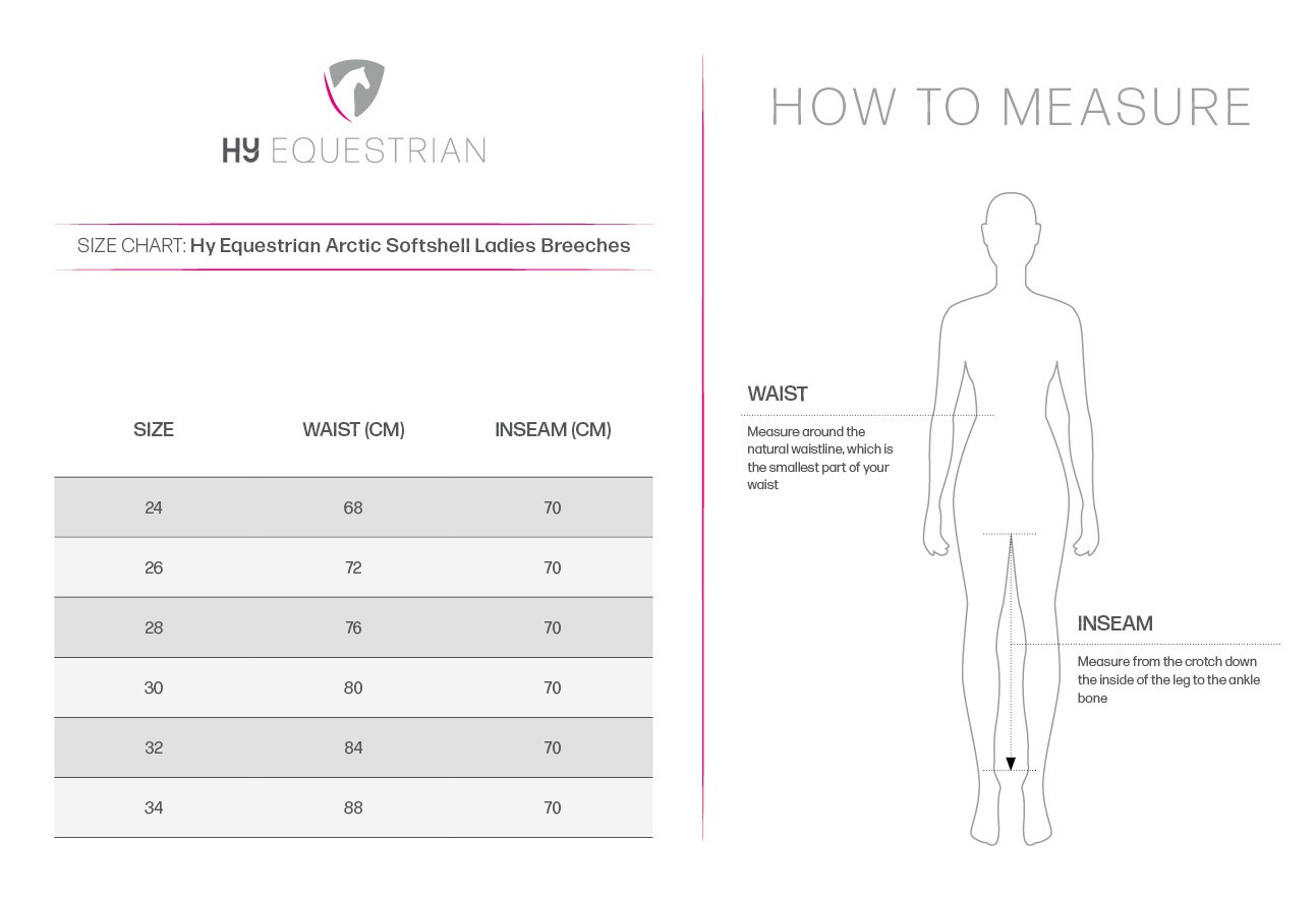 Hy Equestrian Hy Equestrian Arctic Softshell Ladies Breeches